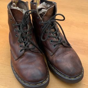 Dr. Martens Rustic Brown Boots